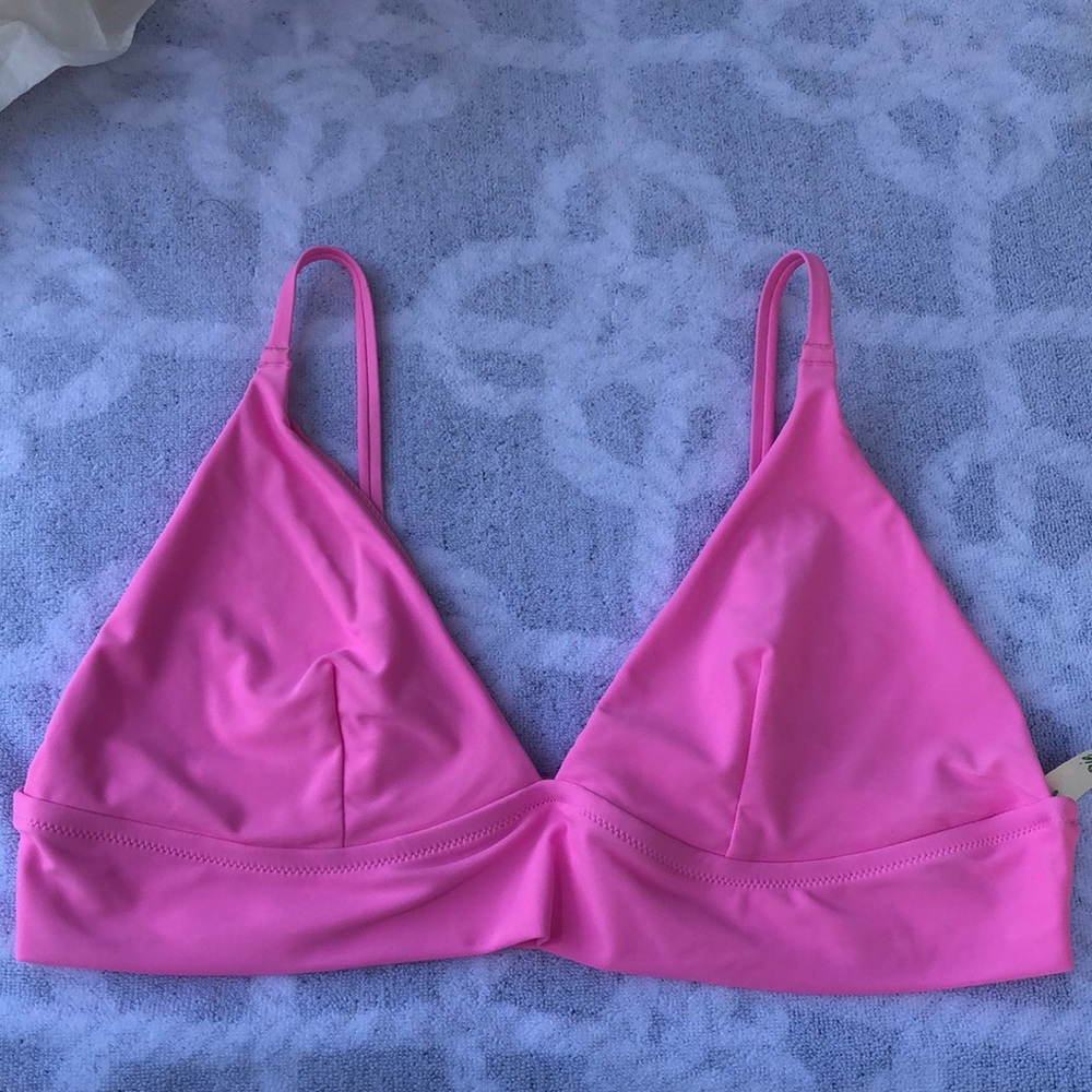 Aerie pink triangle top new w/tags